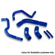 BLACK Samco Silicon Rad Hoses FOR Yamaha Tracer 700 GT 18>19