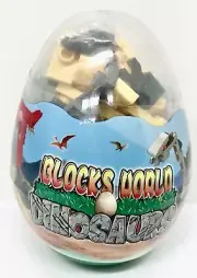 The Toy Network Dinosaurs Building Block Mystery Egg, Construction Toy