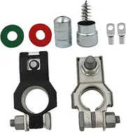 MUCKLILY 1 Set Quick Disconnect Battery Clamp for Car Auto Battery Terminal Connectors with Positive Negative Terminals Compact Design for Easy Installation and Performance