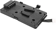 Camera Battery Mount Plate,V-Mount V-Lock Battery Mounting Plate D-TAP Power Supply System for Sony for BMD URSA Mini 4K 4.6K EF URSA Camera Camcorder