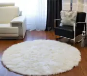 Super Soft Faux Fur Area Rugs, Fuzzy Fluffy Sheepskin Carpet, Shaggy Furry Fl...