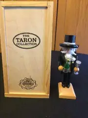 Steinbach Mini Nutcracker~Millennium New Years Santa Ltd Edition Taron Wood Box