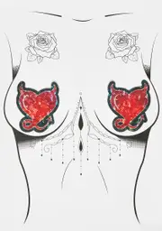 [Pastease] Devil Heart Pasties