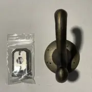 Alno A8299 Sierra Bathroom Robe Hook In Rustic Iron, New!