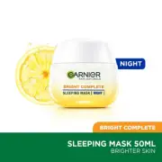 GARNIER Bright Complete Yoghurt + Lemon Sleeping Mask Night Cream 50ml