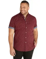 [Johnny Bigg] Benson Stretch Shirt in Burgundy