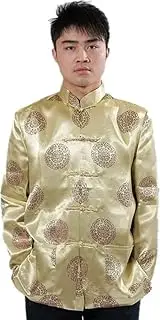 [ChangNanJun] Men's Dragon Print Chinese Tang Suit Kung Fu Jacket 6 Color