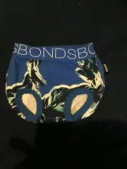 Bonds Bobby Tails BLUE LEAVES Nappy Cover Bnwt Sz 00 Free Post (h4