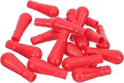 ULTECHNOVO Glass Pipette Dropper Bulb Caps 50pcs Rubber Stopper Caps Eye Dropper Pipettes