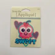 Horizon American Sweet Ice Cream Hearts Embroidered Sew Iron On Applique Patch