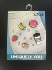 crocs jibbitz authentic charms Breakfast 5 Pack