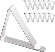 Tablecloth Clips12 Packs Flexible Stainless Picnic Tablecloth Clips Outdoor