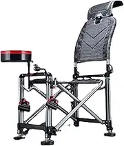 Camping Folding Chairs Fishing Chair Fishing Stool Outdoor All-Terrain Aluminum Armchair Folding Multi-Functional Portable Fishing Gear Chair