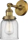 Innovations 1 Light Small Bell Sconce in Brushed Brass - 203-BB-G54