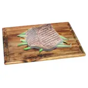 Durable Lightweight Peer Sorensen Acacia Wood Steak Serving Board 30x1.2x25cm