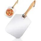 Easy Storage Aluminum Bread Tool Metal Pizza Paddle Shovel Spatula Pizza Peel