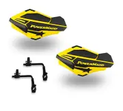 Powermadd Sentinel Handguards Guards Tri Mount Yellow Black Foreman Rancher