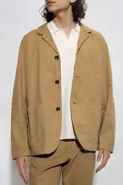 $495 Rag & Bone Men’s Rugged Brown Jasper Cotton Linen Blazer Size Large