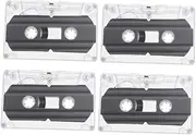 Cassette Tape Wall Decor Vintage Style 4pcs Recording Blank Audio Cassette DIY Decor