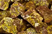 1/2 lb Leopard Jasper Rough Stones - Natural Crystal Mineral Rock Tumbling
