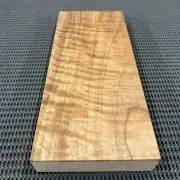 B442 Curly Albino Bastogne Walnut Block Carving Knife Handle Game Call 10.5"