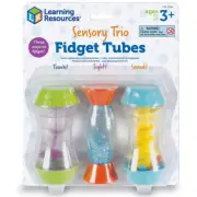 Learning Resources Sensory Trio Fidget Tubes - Set of 3 Sensory Toys for Kids