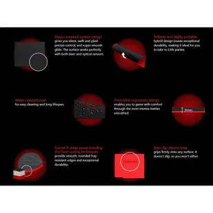 台灣現貨華碩 ROG WHETSTONE 矽膠織物遊戲鼠標墊 (90MP00C1-BOUA00)