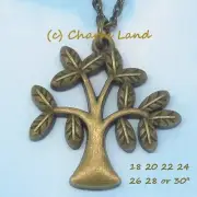 Tree Necklace Bronze Brass 07073 Tree of Life Celtic Forest Woodland Charm Land