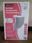 Lambro 289W 4" Inch Dryer Vent Seal New