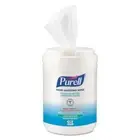 PURELL Premoistened Sanitizing Wipes, Alcohol Formulation, 6 x 7, White, 175/Can