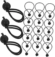 NAMOARLY 50PCS Elastic Bungee Cords with Balls Tarp Tie Downs for Outdoor Furniture Motorhome Tents and Versatile Elastic Rope for Camping and Organizing