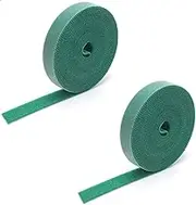 YQkangzhu 2 Roll Cable Ties, Double Sided Hook and Loop Fastening Cord Ties, Reusable Nylon Wire Manage Fasteners Straps for Home Office, Adjustable Self Adhesive Tape