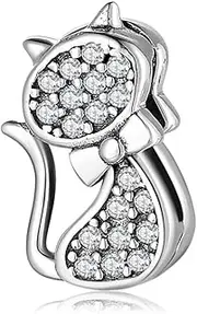 [MEITAIHE] Initial A-Z Letter Charm Alphabet Beads Reflexion Charms 925 Sterling Silver Reflexions Heart Dangle Clip Charm Birthday Bracelets for Women Jewellery