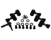 Kluson Revolution Tuners - 3x3 Metal keystone button - Black KRG-3-B