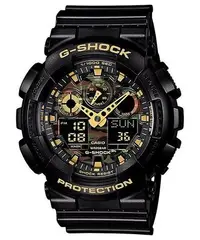 在飛比找Yahoo!奇摩拍賣優惠-【金台鐘錶】CASIO 卡西歐 G-SHOCK 黑金 迷彩紋