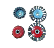 4 Pieces Metal Wire Grinder Brush Set