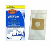 Samsung Vacuum Bags Type 3500, 5900, 6300 Micro Allergen Filtration Vac [5 Bags]