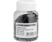 Jagwire Open Nylon End Caps (Black) (4mm) (Bottle of 100) [BOT115-4F]
