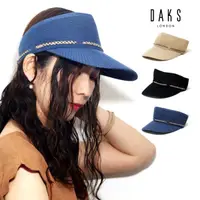 在飛比找樂天市場購物網優惠-日本製 英國 DAKS 抗UV 防水 遮陽帽 網球帽 高爾夫