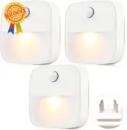 Motion Sensor Night Light 3-Pack - Smart LED Plug-In, Warm White, AU Plug