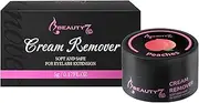 Beauty7 Eyelash Extension Remover Cream 5g for Cluster Lash Individual Lash, Low Irritation Cream Light Peaches Flavor