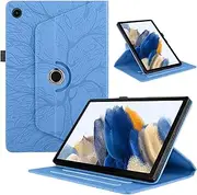 Case for Samsung Galaxy Tab A8 10.5-Inch 2022 (SM-X200/X205/X207), Multi-Angle Smart Cover Ultra Slim Auto Wake/Sleep (Blue)