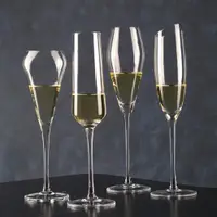 在飛比找ETMall東森購物網優惠-水晶香檳杯家用起泡酒高腳杯雞尾酒杯氣泡酒杯水晶高腳香檳杯紅酒
