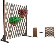 DEFGHIJ Guardrail Fence Outdoor Partition Telescopic Wooden Fence Fence Solid Wood Climbing Frame Indoor Pet Fence