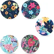 25pcs Sensor Covers for Libre 2/3, Spring Flower Style Sensor Stickers Waterproof & Sweatproof Senor Adhesive Patches CGM Monitor Patch Accessories Compatible with Libre (5 Styles)