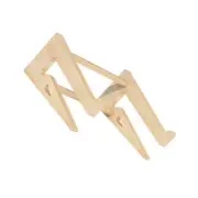 1Pc Ergonomic Desk Laptop Holder Wooden Stand for Notebooks Height