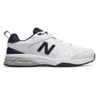 New Balance | Mens 624 V5 2E-Wide Leather Cross-Trainer (White/Navy)