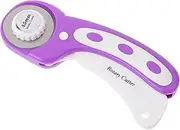 NUOBESTY 1pc Roller Cutting Knife Circle Cutter for Fabric Leather Sewing Crafts Material Ergonomic Handle for Quilting