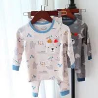 在飛比找ETMall東森購物網優惠-無骨韓國中大童北極熊春秋內衣