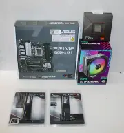 AMD Ryzen 5 7600X CPU ASUS B650M-A Prime AX II G.Skill 32GB RAM +212 spectrum V3